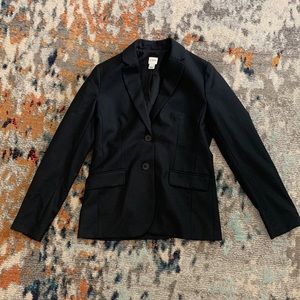 J crew size 6 black blazer